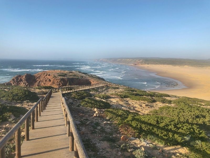 Costa vicentina coastline portugal
