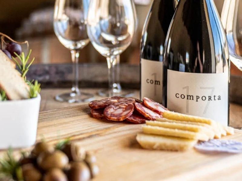 Herdade comporta wine tasting