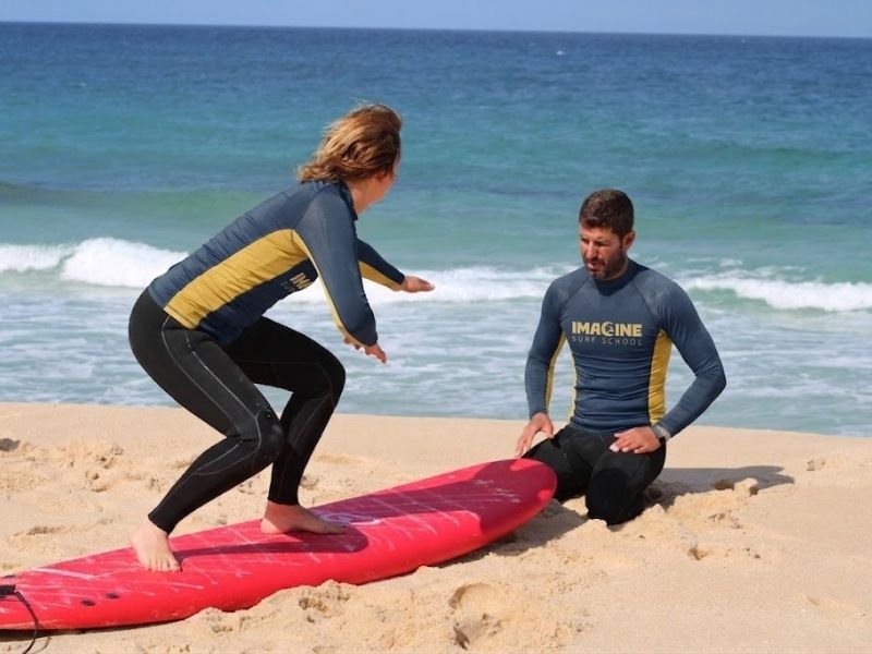 Personalised surf coaching comporta